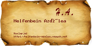 Helfenbein Azálea névjegykártya